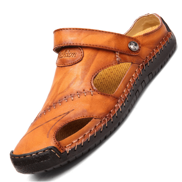Handgefertigte hochwertige Leder-Sandalen für Herren – Bequem, passgenau und ideal für den Alltag