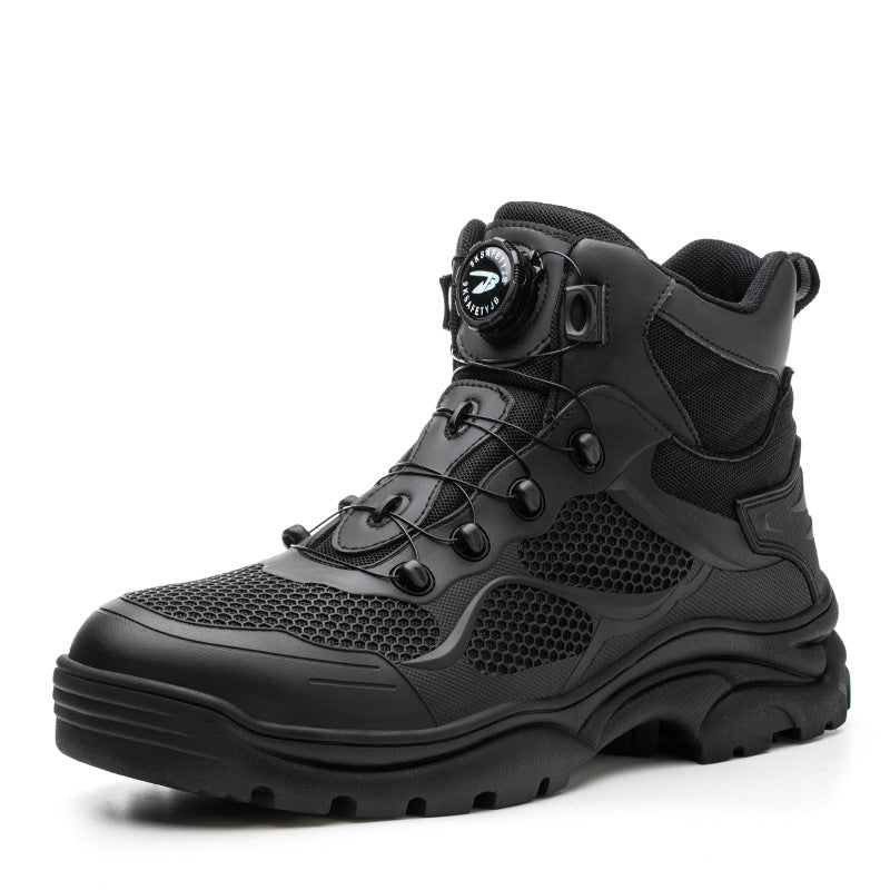 Kostenloser Versand - Elegante unisex Sneakers, rutschfeste Sicherheitsschuhe mit stoßdämpfenden Stollen【Sicherheitsklasse: S3】