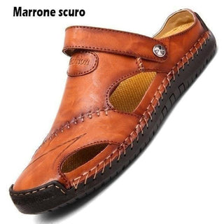 Handgefertigte hochwertige Leder-Sandalen für Herren – Bequem, passgenau und ideal für den Alltag