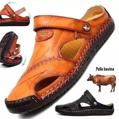 Handgefertigte hochwertige Leder-Sandalen für Herren – Bequem, passgenau und ideal für den Alltag