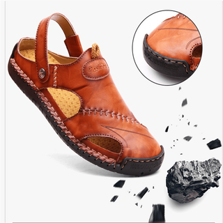 Handgefertigte hochwertige Leder-Sandalen für Herren – Bequem, passgenau und ideal für den Alltag
