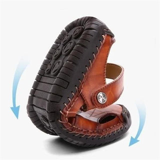 Handgefertigte hochwertige Leder-Sandalen für Herren – Bequem, passgenau und ideal für den Alltag
