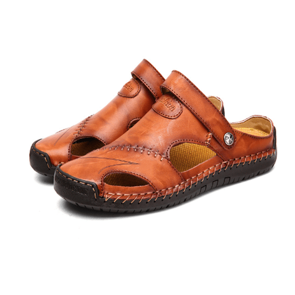 Handgefertigte hochwertige Leder-Sandalen für Herren – Bequem, passgenau und ideal für den Alltag