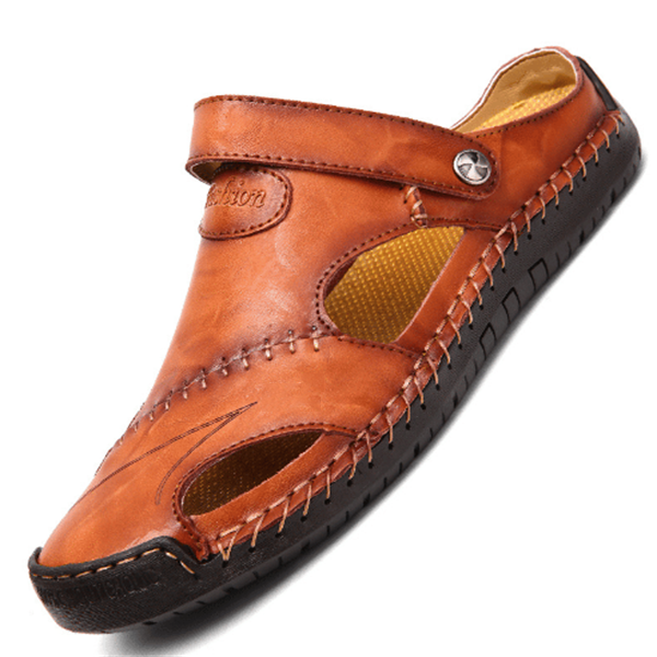 Handgefertigte hochwertige Leder-Sandalen für Herren – Bequem, passgenau und ideal für den Alltag
