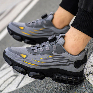Kostenloser Versand - Elegante unisex Sneakers, rutschfeste Sicherheitsschuhe mit stoßdämpfenden Stollen【Sicherheitsklasse: S3】