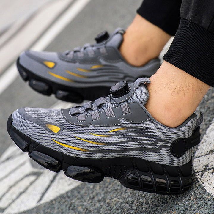 Kostenloser Versand - Elegante unisex Sneakers, rutschfeste Sicherheitsschuhe mit stoßdämpfenden Stollen【Sicherheitsklasse: S3】