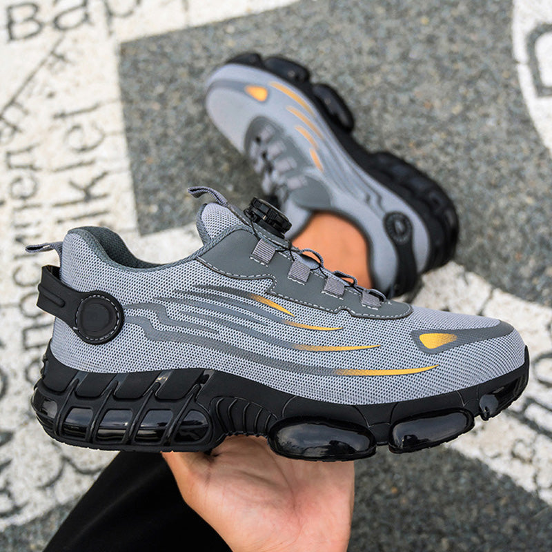 Kostenloser Versand - Elegante unisex Sneakers, rutschfeste Sicherheitsschuhe mit stoßdämpfenden Stollen【Sicherheitsklasse: S3】