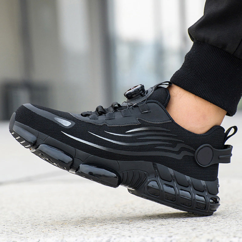 Kostenloser Versand - Elegante unisex Sneakers, rutschfeste Sicherheitsschuhe mit stoßdämpfenden Stollen【Sicherheitsklasse: S3】