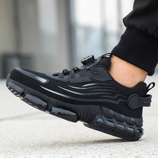 Kostenloser Versand - Elegante unisex Sneakers, rutschfeste Sicherheitsschuhe mit stoßdämpfenden Stollen【Sicherheitsklasse: S3】