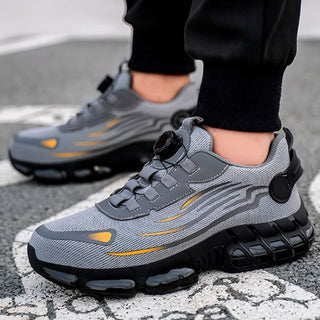 Kostenloser Versand - Elegante unisex Sneakers, rutschfeste Sicherheitsschuhe mit stoßdämpfenden Stollen【Sicherheitsklasse: S3】