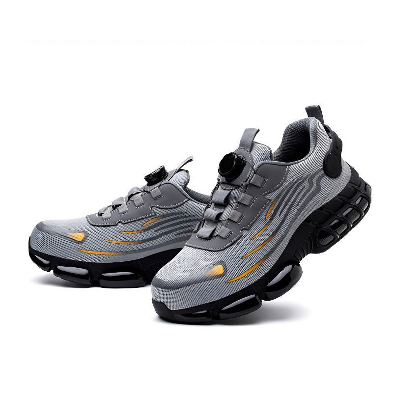 Kostenloser Versand - Elegante unisex Sneakers, rutschfeste Sicherheitsschuhe mit stoßdämpfenden Stollen【Sicherheitsklasse: S3】